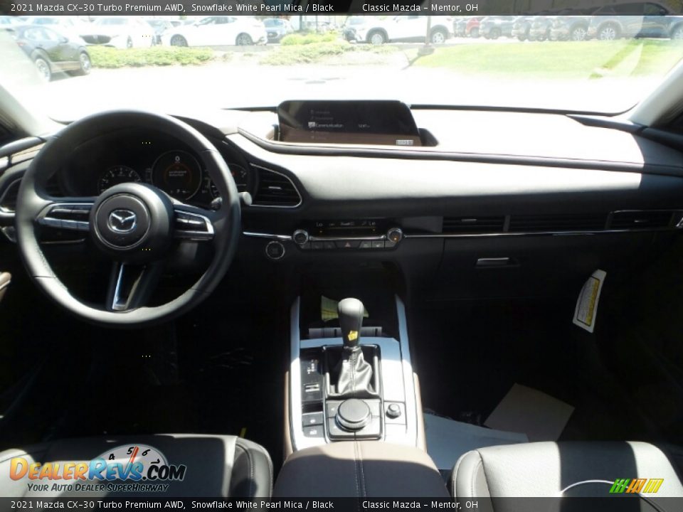 2021 Mazda CX-30 Turbo Premium AWD Snowflake White Pearl Mica / Black Photo #3