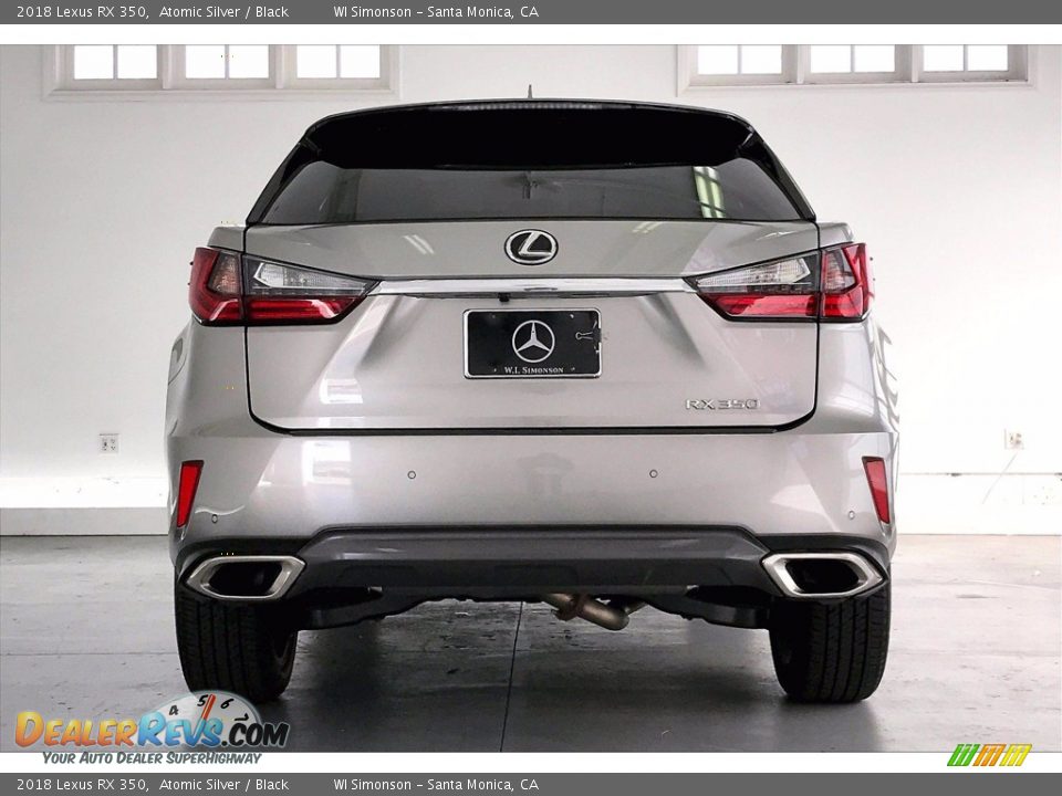 2018 Lexus RX 350 Atomic Silver / Black Photo #3