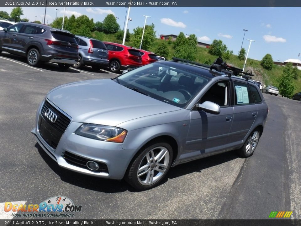 2011 Audi A3 2.0 TDI Ice Silver Metallic / Black Photo #6