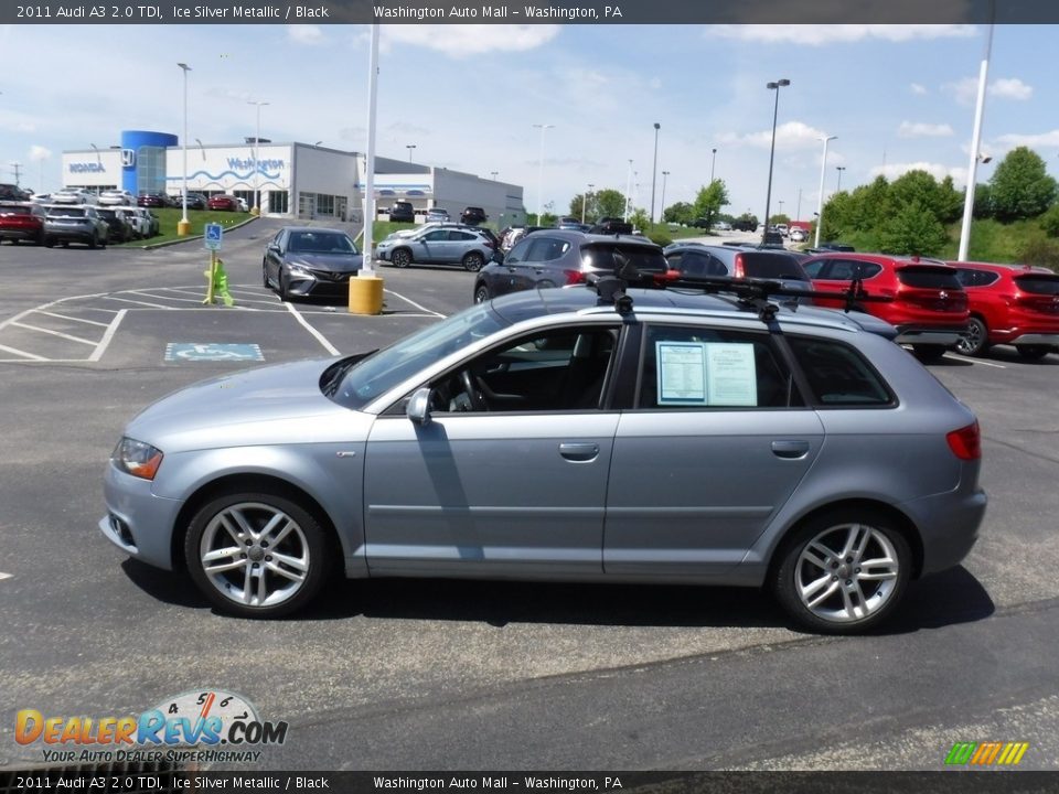 2011 Audi A3 2.0 TDI Ice Silver Metallic / Black Photo #7