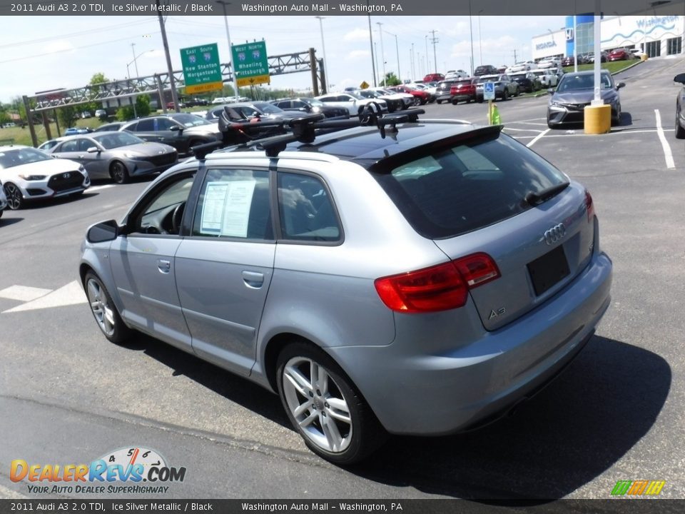 2011 Audi A3 2.0 TDI Ice Silver Metallic / Black Photo #8
