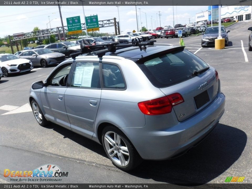 2011 Audi A3 2.0 TDI Ice Silver Metallic / Black Photo #8