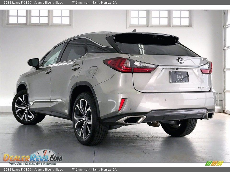 2018 Lexus RX 350 Atomic Silver / Black Photo #10