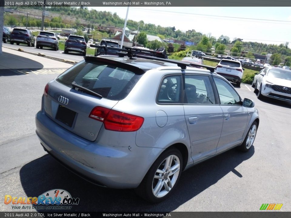 2011 Audi A3 2.0 TDI Ice Silver Metallic / Black Photo #10