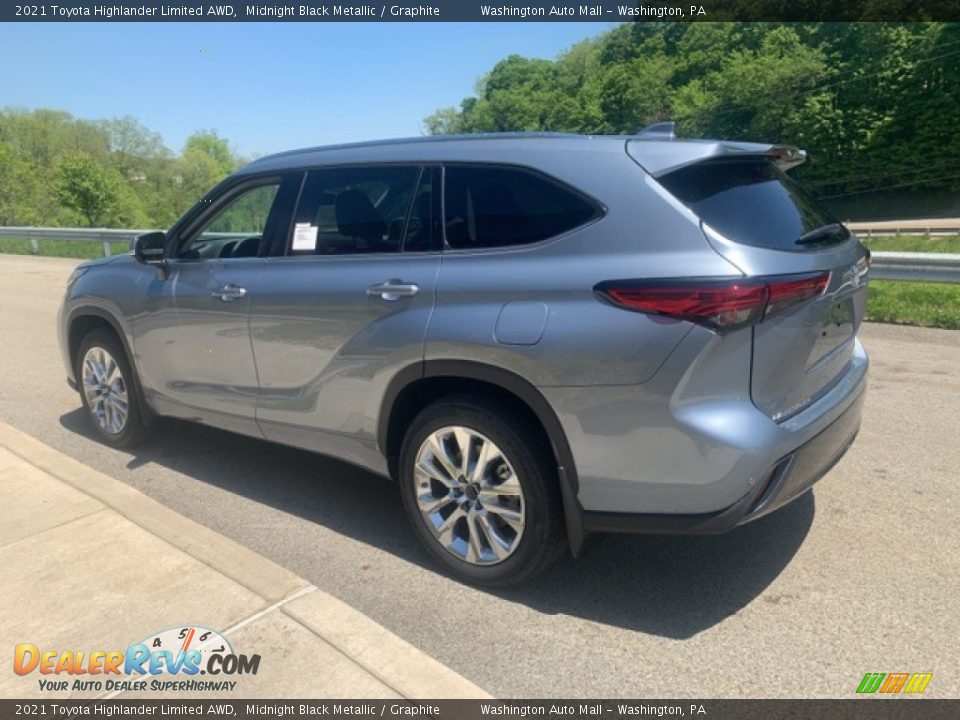 2021 Toyota Highlander Limited AWD Midnight Black Metallic / Graphite Photo #2