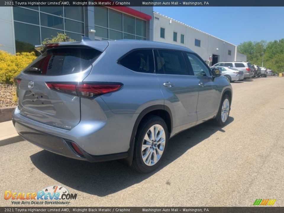 2021 Toyota Highlander Limited AWD Midnight Black Metallic / Graphite Photo #13