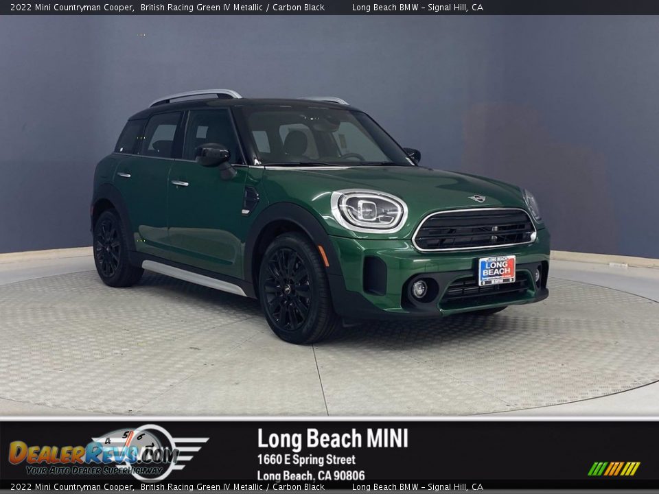 2022 Mini Countryman Cooper British Racing Green IV Metallic / Carbon Black Photo #1