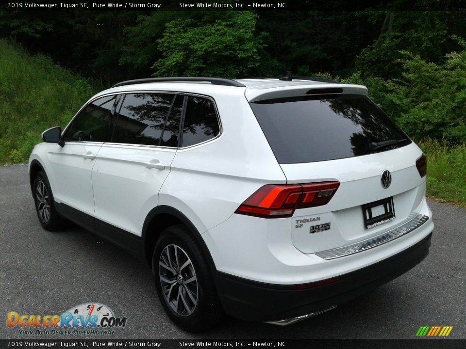 Pure White 2019 Volkswagen Tiguan SE Photo #9