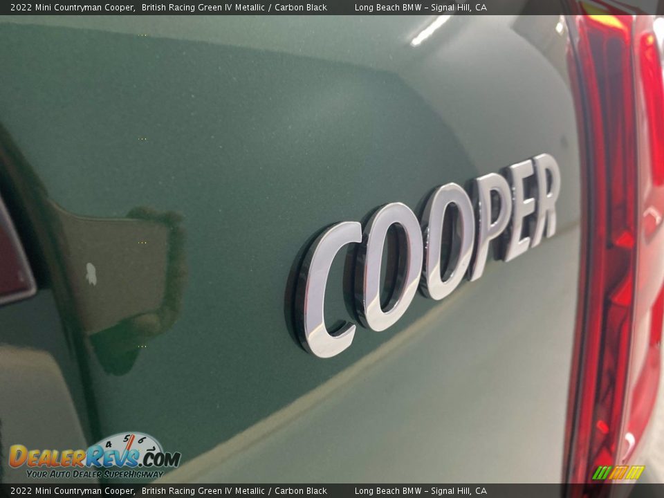 2022 Mini Countryman Cooper British Racing Green IV Metallic / Carbon Black Photo #8