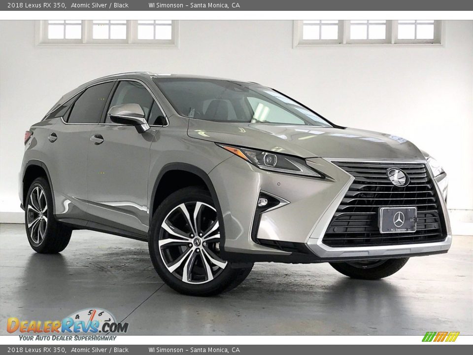 2018 Lexus RX 350 Atomic Silver / Black Photo #34