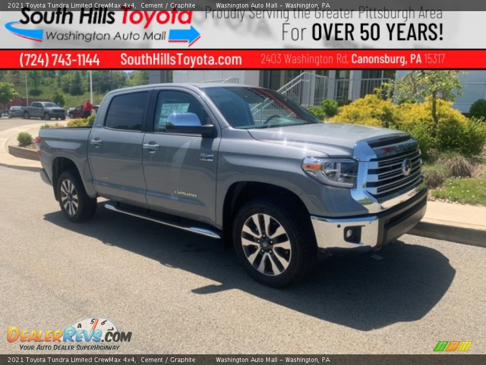 2021 Toyota Tundra Limited CrewMax 4x4 Cement / Graphite Photo #1