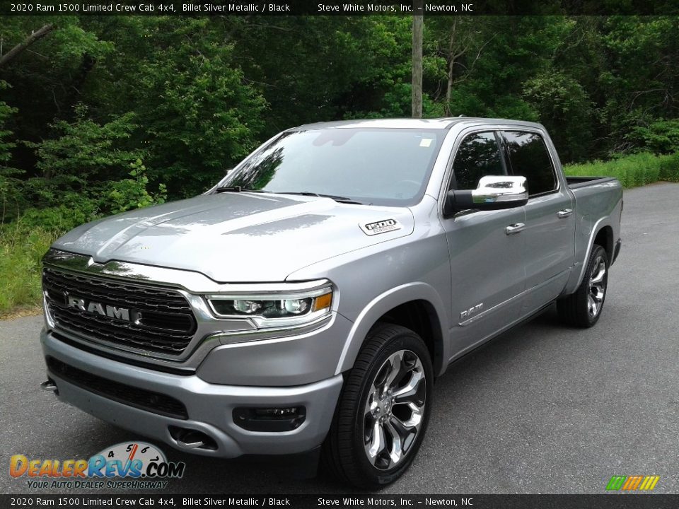 2020 Ram 1500 Limited Crew Cab 4x4 Billet Silver Metallic / Black Photo #3