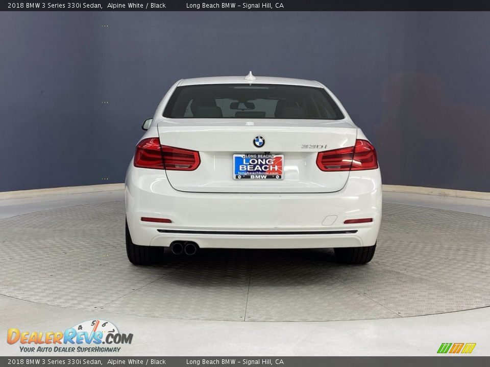 2018 BMW 3 Series 330i Sedan Alpine White / Black Photo #4