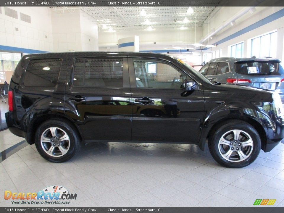 Crystal Black Pearl 2015 Honda Pilot SE 4WD Photo #4