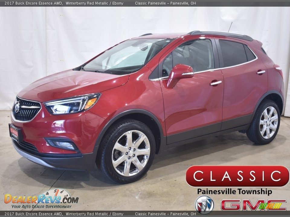 2017 Buick Encore Essence AWD Winterberry Red Metallic / Ebony Photo #1