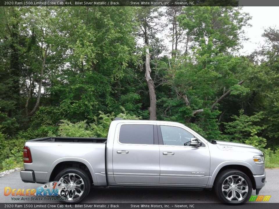 Billet Silver Metallic 2020 Ram 1500 Limited Crew Cab 4x4 Photo #7