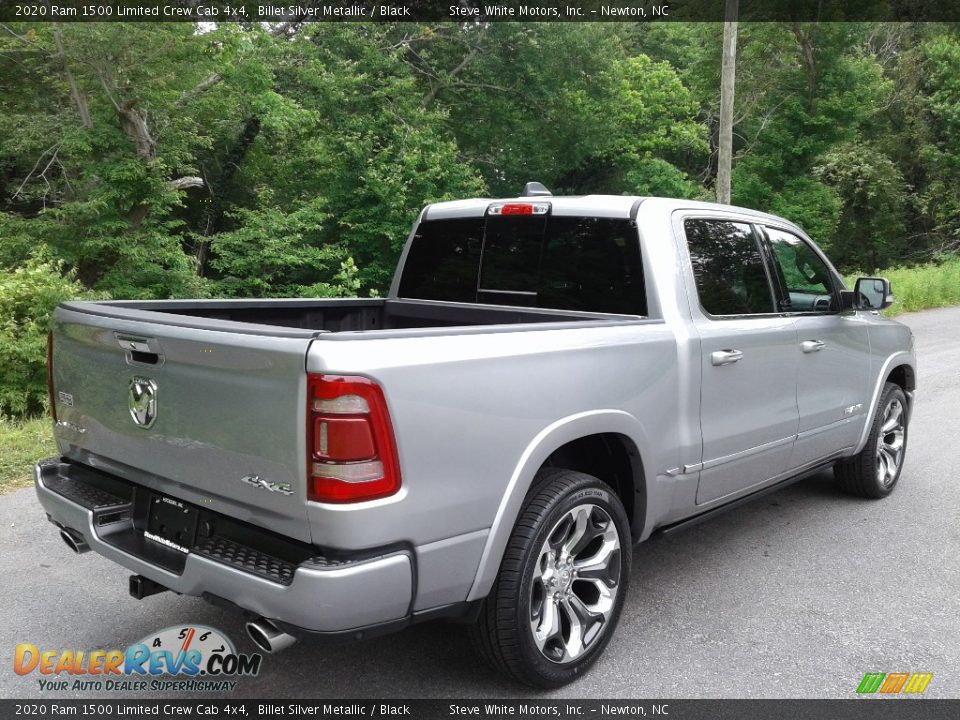 2020 Ram 1500 Limited Crew Cab 4x4 Billet Silver Metallic / Black Photo #8