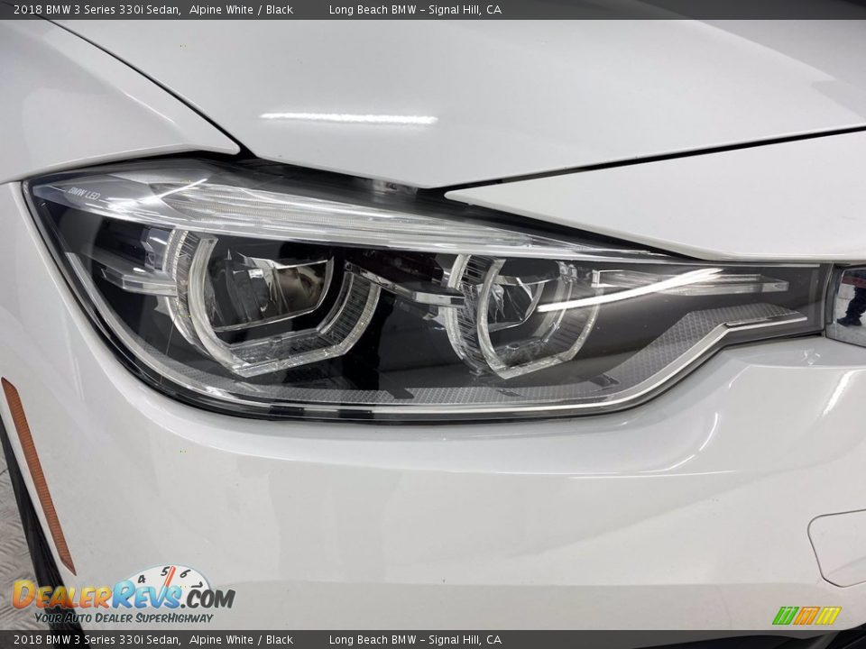 2018 BMW 3 Series 330i Sedan Alpine White / Black Photo #7