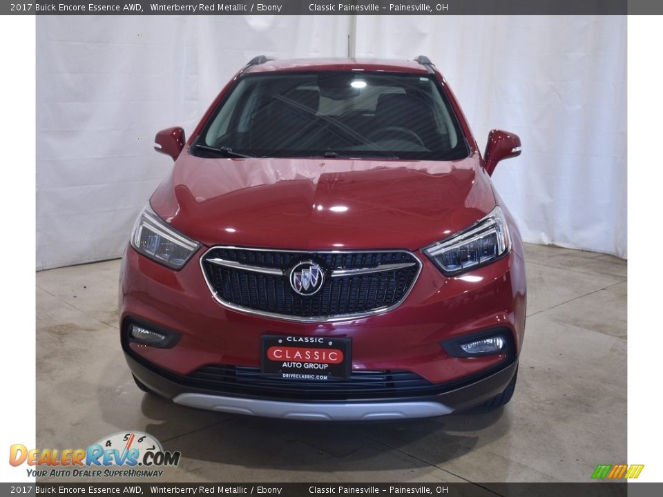 2017 Buick Encore Essence AWD Winterberry Red Metallic / Ebony Photo #4