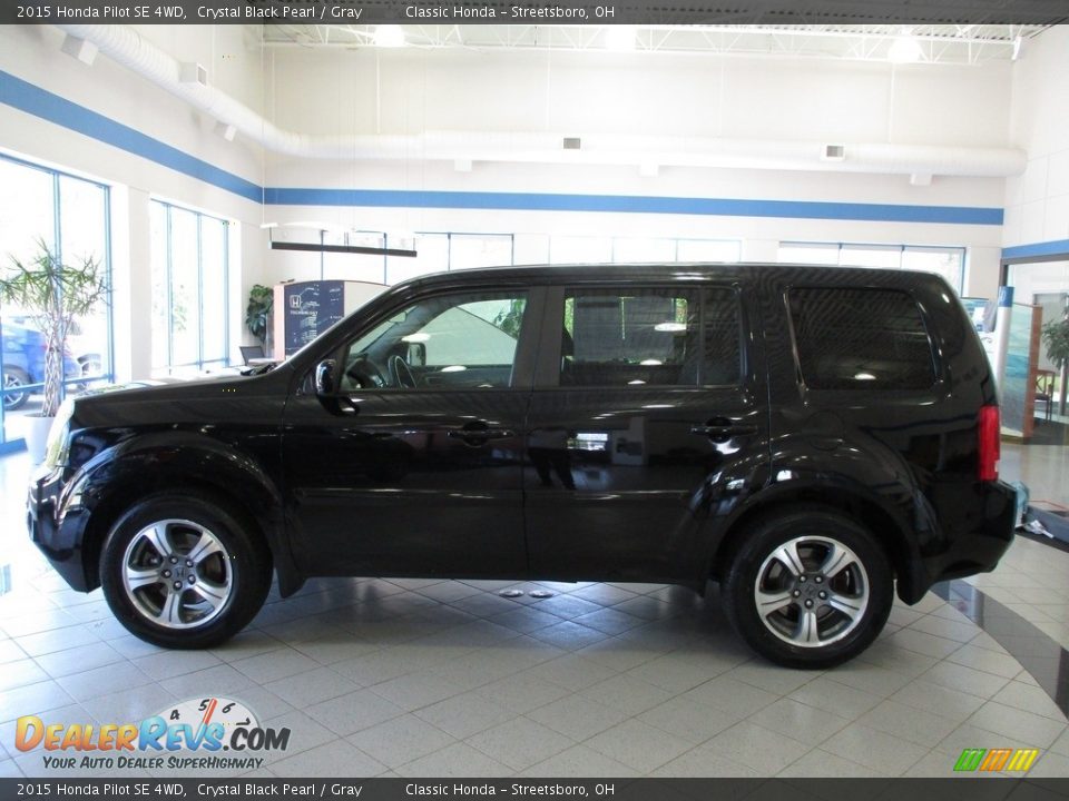 Crystal Black Pearl 2015 Honda Pilot SE 4WD Photo #10