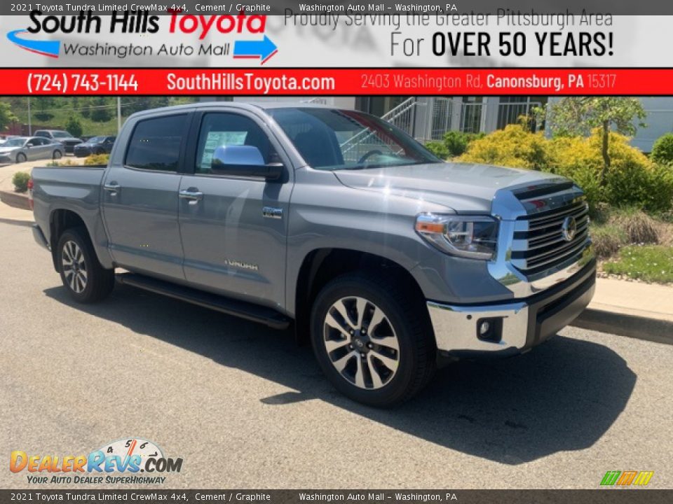 2021 Toyota Tundra Limited CrewMax 4x4 Cement / Graphite Photo #1