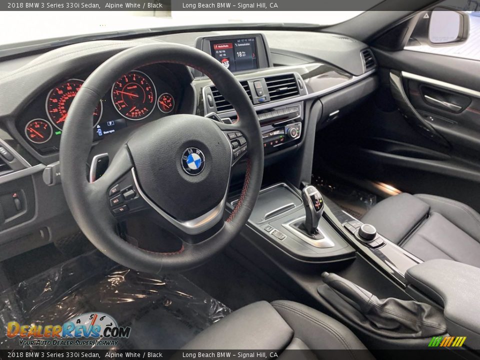 2018 BMW 3 Series 330i Sedan Alpine White / Black Photo #16