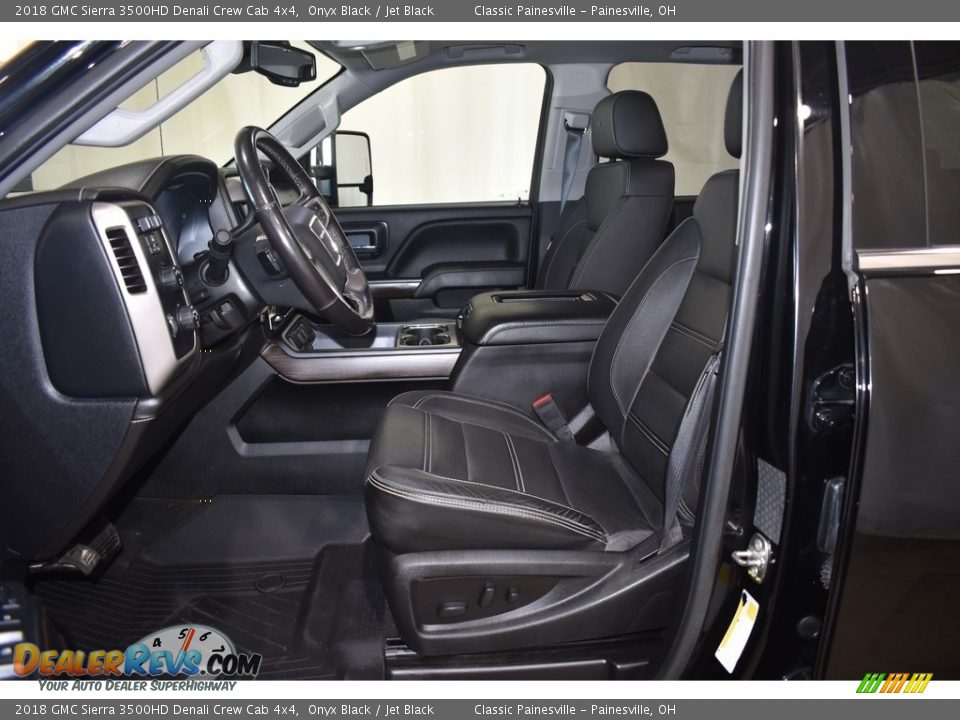 Front Seat of 2018 GMC Sierra 3500HD Denali Crew Cab 4x4 Photo #8