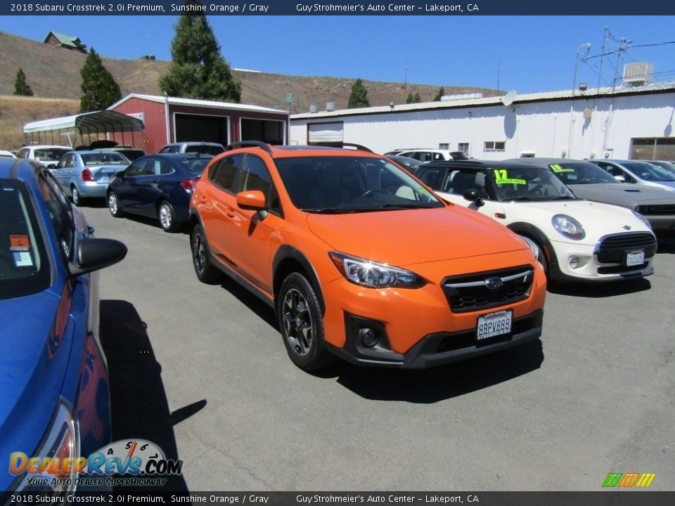 2018 Subaru Crosstrek 2.0i Premium Sunshine Orange / Gray Photo #1