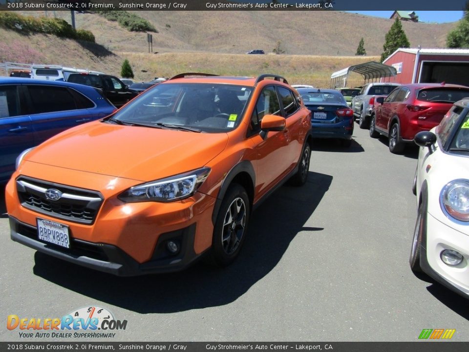 2018 Subaru Crosstrek 2.0i Premium Sunshine Orange / Gray Photo #2