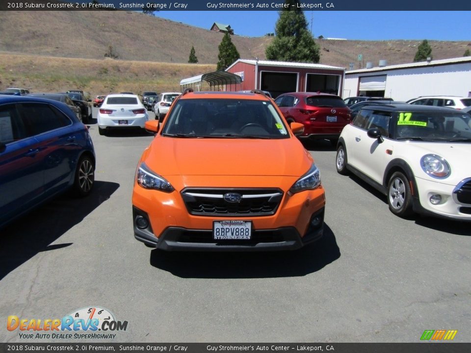 2018 Subaru Crosstrek 2.0i Premium Sunshine Orange / Gray Photo #3