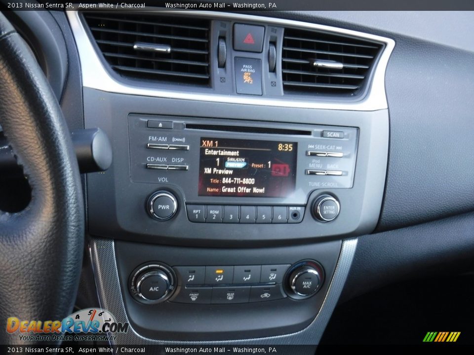 2013 Nissan Sentra SR Aspen White / Charcoal Photo #3