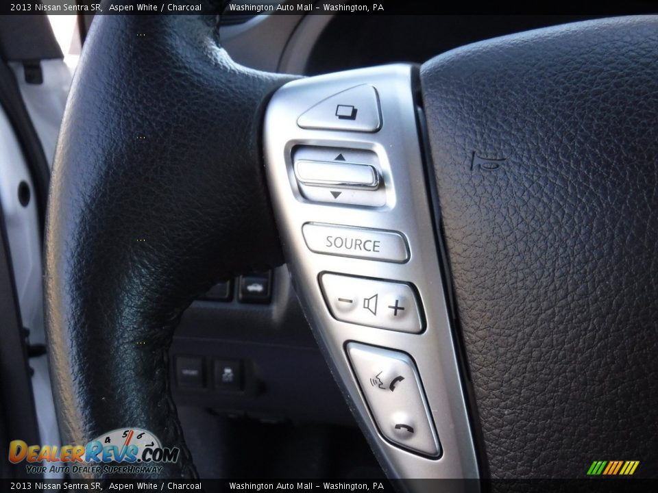 2013 Nissan Sentra SR Aspen White / Charcoal Photo #4