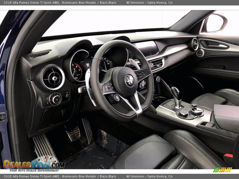 Front Seat of 2018 Alfa Romeo Stelvio Ti Sport AWD Photo #14