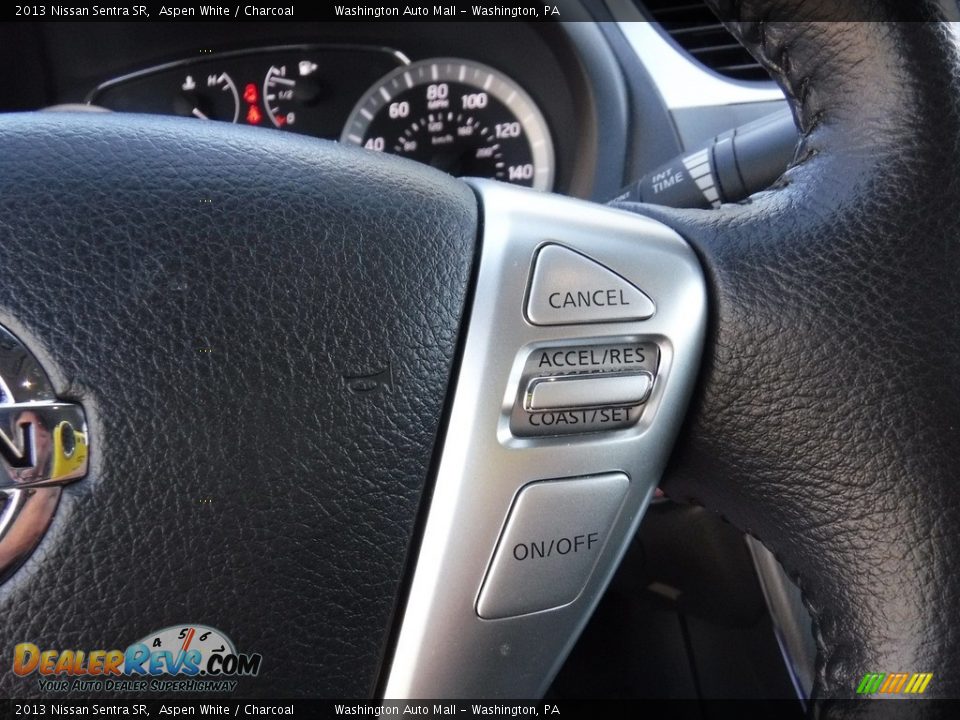 2013 Nissan Sentra SR Aspen White / Charcoal Photo #5