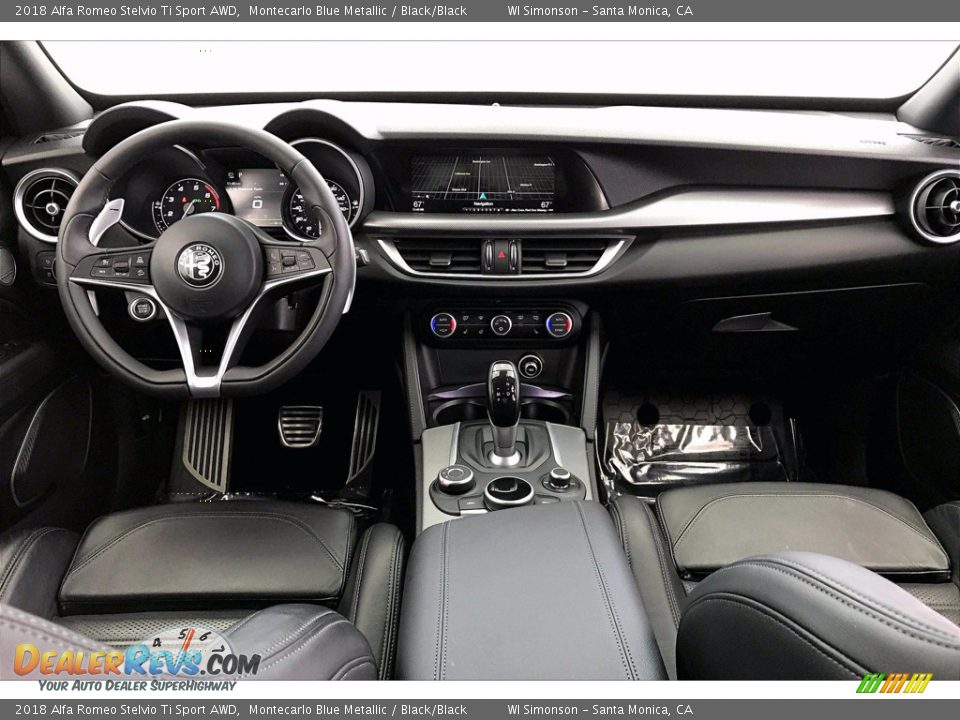 Dashboard of 2018 Alfa Romeo Stelvio Ti Sport AWD Photo #15