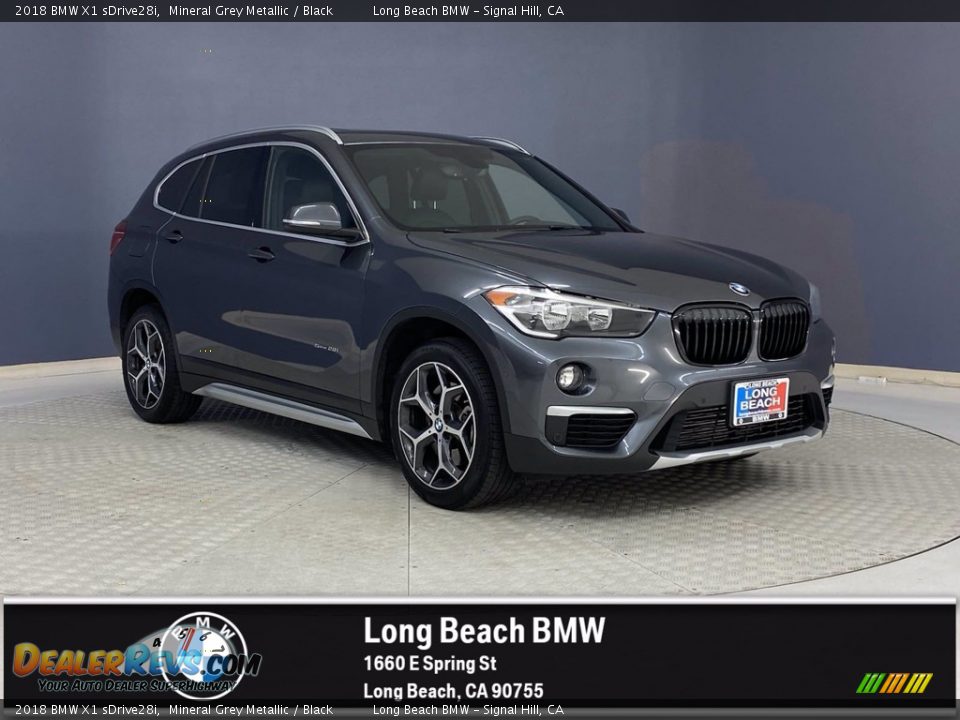 2018 BMW X1 sDrive28i Mineral Grey Metallic / Black Photo #1