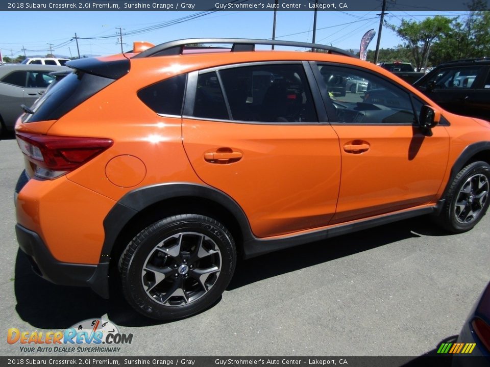 2018 Subaru Crosstrek 2.0i Premium Sunshine Orange / Gray Photo #7