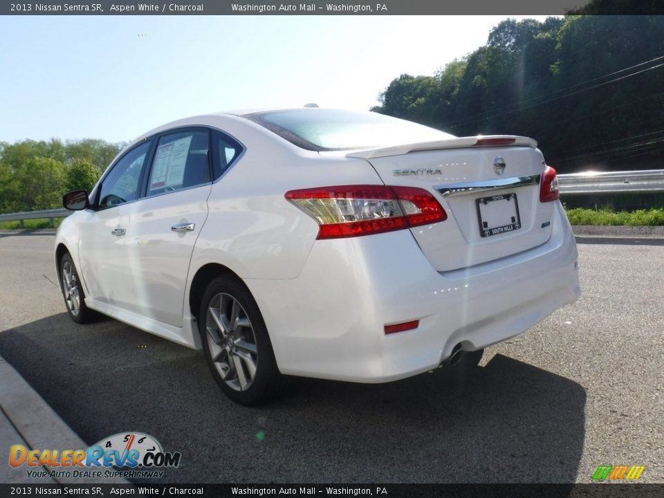 2013 Nissan Sentra SR Aspen White / Charcoal Photo #10