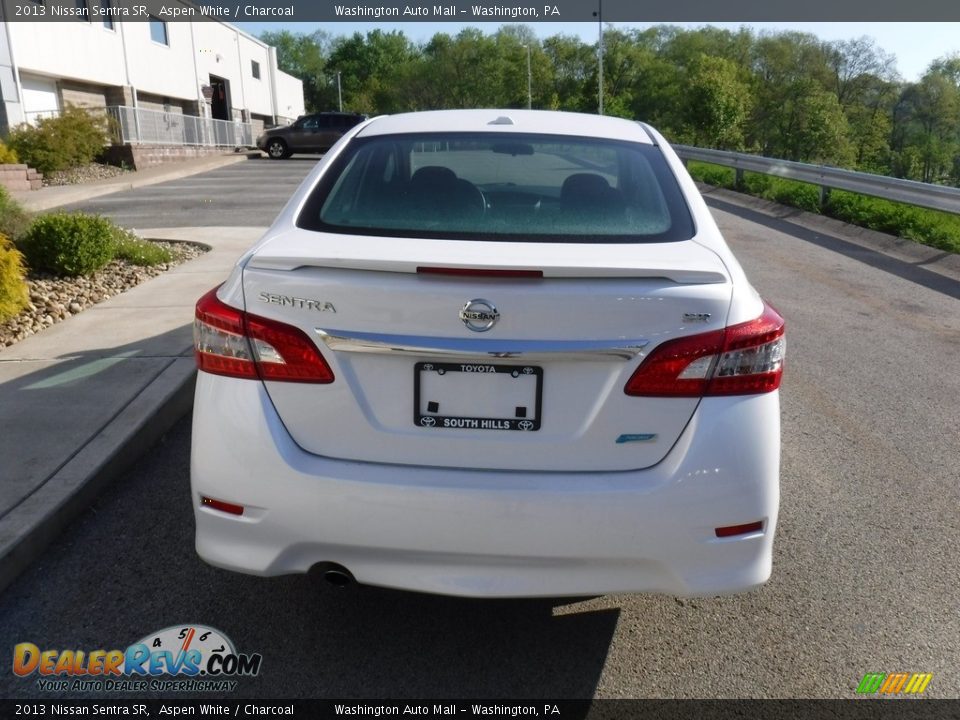 2013 Nissan Sentra SR Aspen White / Charcoal Photo #11