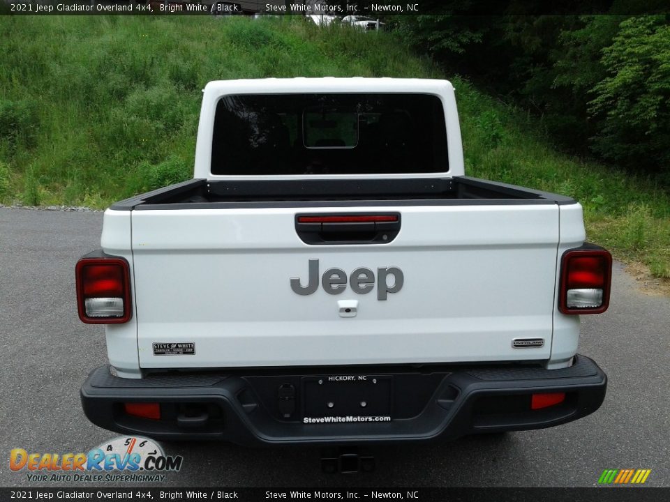 2021 Jeep Gladiator Overland 4x4 Bright White / Black Photo #7