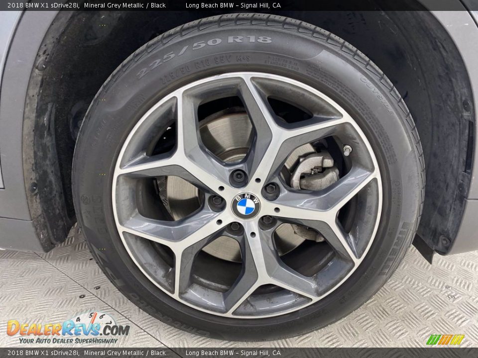 2018 BMW X1 sDrive28i Mineral Grey Metallic / Black Photo #6
