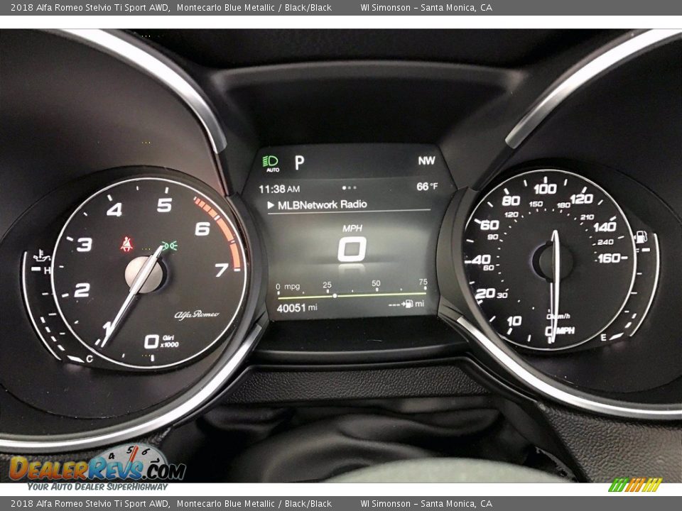 2018 Alfa Romeo Stelvio Ti Sport AWD Gauges Photo #23