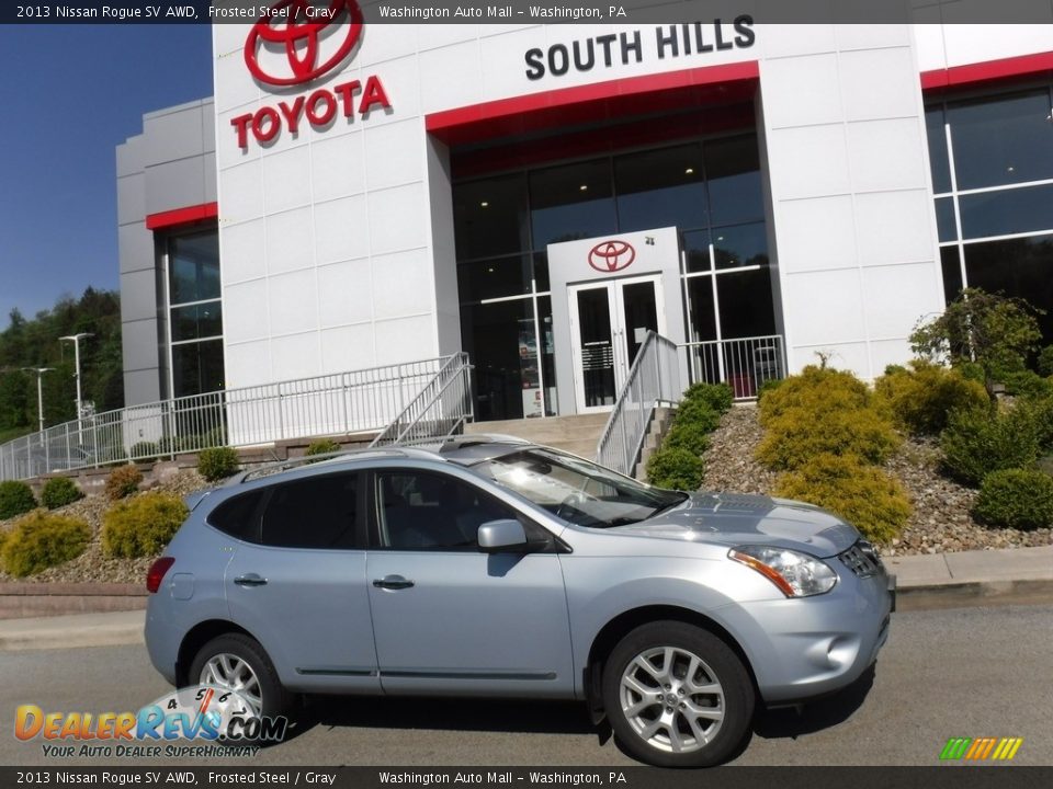 2013 Nissan Rogue SV AWD Frosted Steel / Gray Photo #2