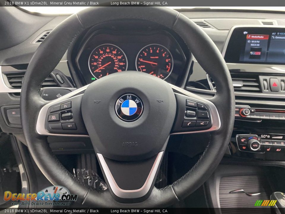 2018 BMW X1 sDrive28i Mineral Grey Metallic / Black Photo #18