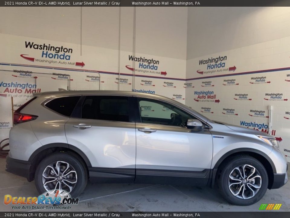 2021 Honda CR-V EX-L AWD Hybrid Lunar Silver Metallic / Gray Photo #2