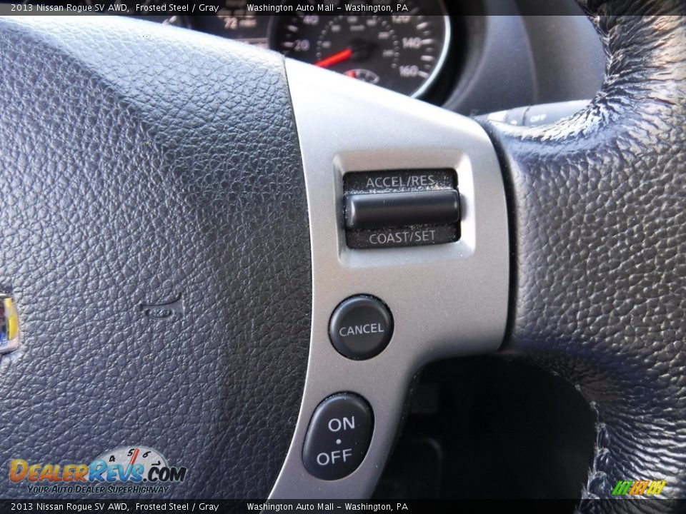 2013 Nissan Rogue SV AWD Frosted Steel / Gray Photo #7