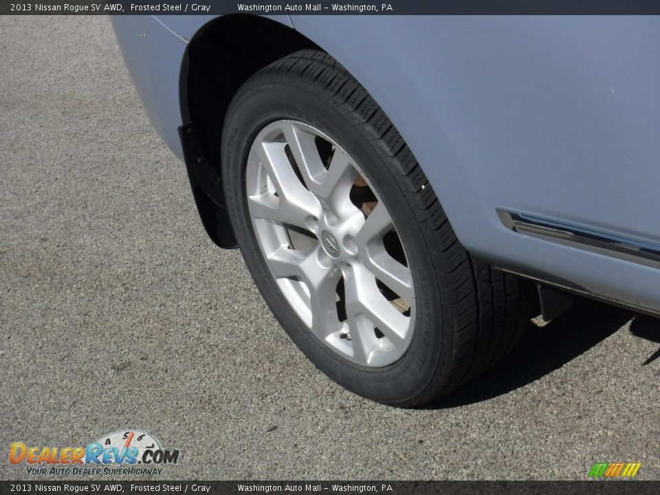 2013 Nissan Rogue SV AWD Frosted Steel / Gray Photo #8