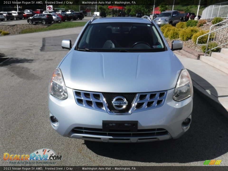 2013 Nissan Rogue SV AWD Frosted Steel / Gray Photo #10