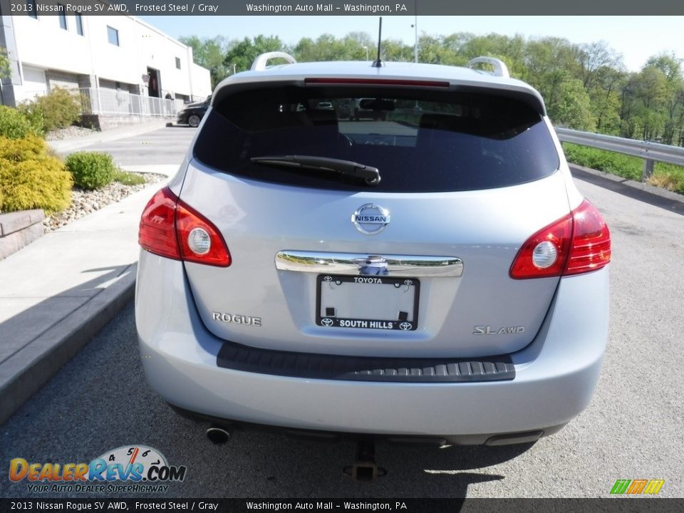 2013 Nissan Rogue SV AWD Frosted Steel / Gray Photo #13