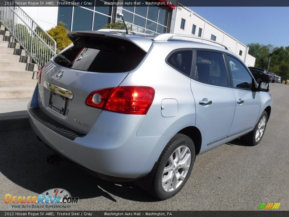 2013 Nissan Rogue SV AWD Frosted Steel / Gray Photo #15